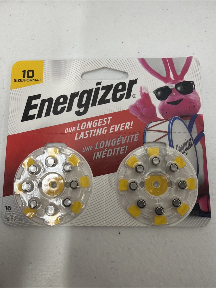 NEW Energizer Size 10 Zinc Air Hearing Aid Batteries