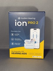 Audien ion Pro 2 Rechargable OTC Hearing Aids Comfort Design Certified Rebuilt