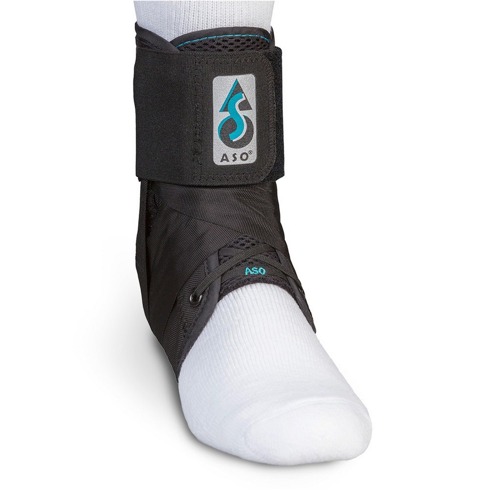 ASO Ankle Stabilizer (Medium, Black) – Ankle Brace for Sprained Ankle and Per…