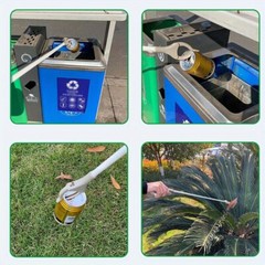 1PC 40cm Thickened Stainless Steel Plastic Clip Grabber Picker Tool for Seniors