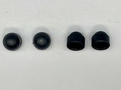 Nut End Caps, 4 Pack, Rollator Parts for the Carex Steel Rolling Walker, NEW