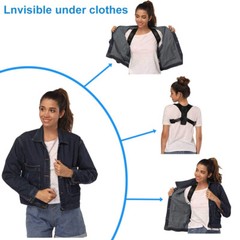 Posture Corrector Support Magnetic Back Shoulder Brace Belt Band For Men Women