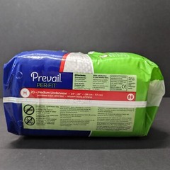 Prevail Per-Fit M Medium 34″-46″ PF-512 – 2 Packs of 20 (40 Total) Extra Absorb