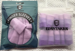 Finger Sleeves – 2 packages – NEW – Purple/Pink