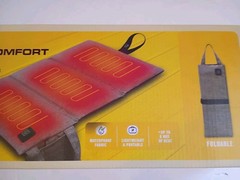 Chargeworx Heated Comfort Seat Cushion Outdoor Or Indoor Portable New