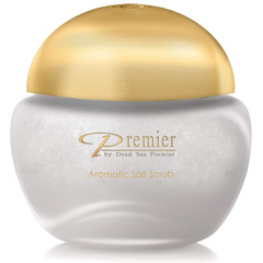 Premier Dead Sea Salt Scrub For Body Hands And Feet Exfoliating Jojoba Oil And