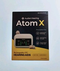 🔥 Audien ATOM X Wireless Rechargeable OTC Hearing Aid TOUCH SCREEN NEWEST MODEL