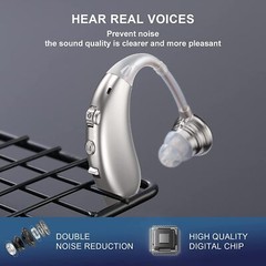 1 PSC Invisible Rechargeable Hearing Aid Hearing Loss Digital Sound Amplifier