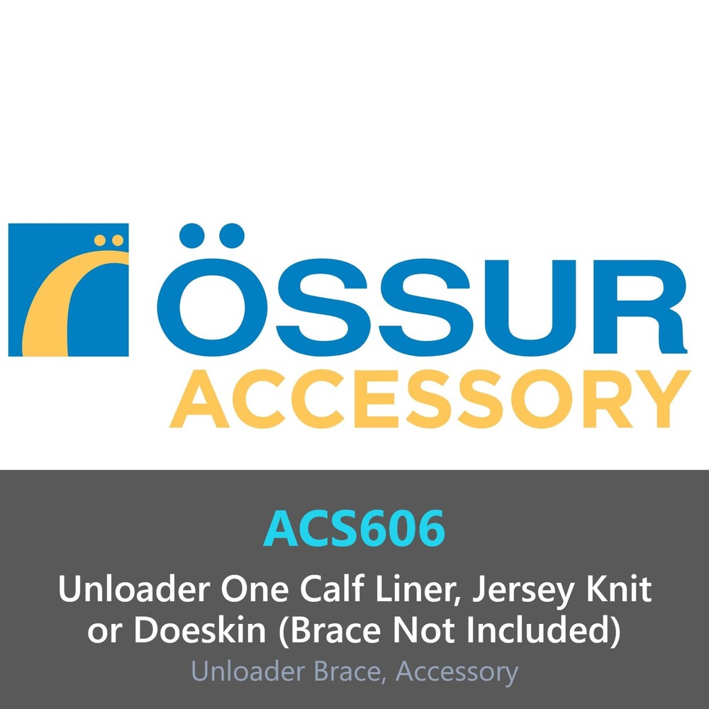 Ossur Jersey Knit or Doeskin Calf Liner, Unloader One (Brace Not Included)