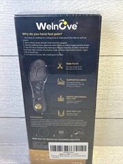 220+ lbs Heavy Duty Arch Support Insoles – Welnove Men 8-9.5