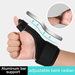 Thumb Wrist Brace Hand Support Splint Carpal Tunnel Arthritis Adjustable Black