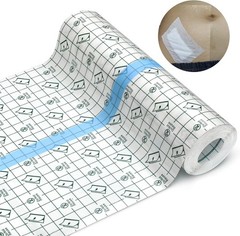 Transparent Adhesive Film Dressing – 8 x 197 Inches for Surgical Wounds