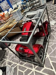 Heavy Duty 4-Wheel Mobility Scooter 31 Miles 3-Speed 500W 400lbs Capacity Red