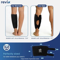 Long Lasting Ice Pack for Legs & Calf Relief Reusable Gel Cold Wrap