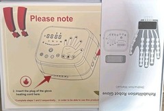 Robotic Hand Rehabilitation Glove Left Hand S Stroke Recovery Finger Therapy
