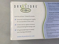 Dry & Store Global II Hearing Aid Moisture Absorption, & Sanitized TRG-AA (G2)