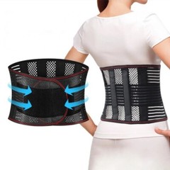 Lower Back Brace Herniated Disc Lumbar Support Belt Pain Relief Women Men Girdle