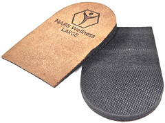 Mars Wellness Adjustable Heel Lift, LARGE, Pair
