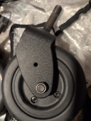 4 Caster Wheel with 2-Sided Fork for Invacare TDX SP2, TDX SP2X, TDX SP2V,