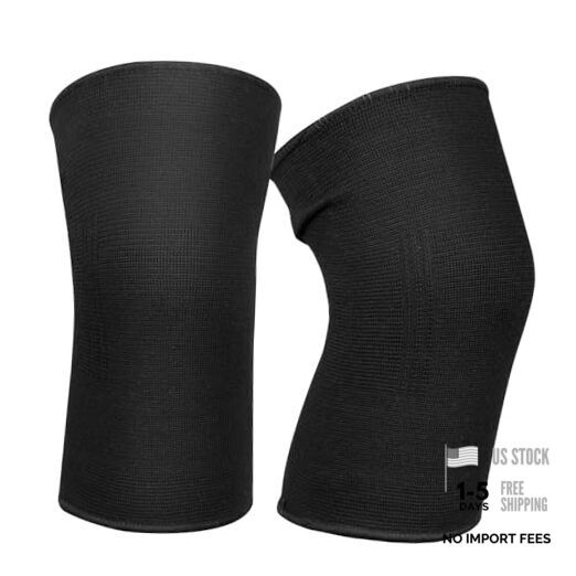 Knee Compression Sleeve For Women Men, Knee Braces for Knee Pain, Running Black