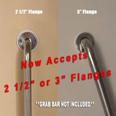 Grab Bar Mounting Kit for Fiberglass Showers ~ The Solid Mount®