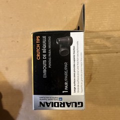 GUARDIAN Crutch Tips 1 Pair New In Box