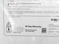 Box of 5 Sensatec Anti-Microbial Disposable Medical Bed Sensor Pad 24170A