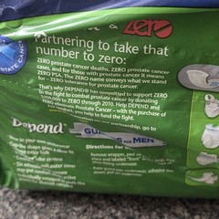 Vintage Depend Guards for Men 48 Count Incontinence Pads 2008 Made In USA NOS