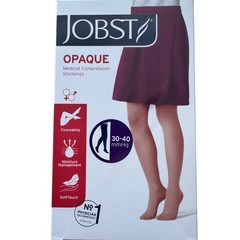 Jobst Compression Stockings Opaque Black XL Waist CT Support 30-40 MmHg New