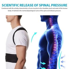 Adjustable Posture Corrector Back Shoulder Support Correct Brace Belt Men Women