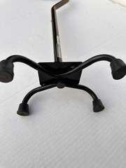 Lumex Bariatric Quad Cane Heavy Duty Walking Stick Large 4 Rubber Feet Base