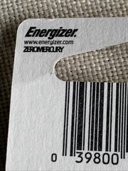 6 Energizer Hearing Aid Batteries Zinc Size 13 Orange – NIB-Exp-10/2028
