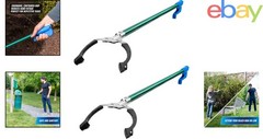 36-Inch Reacher Grabber Tool with Ergonomic Grip and Built-In Magnet, 2-Pack