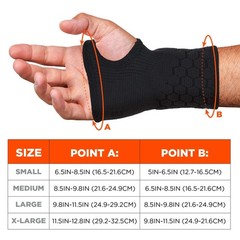 Max Adams Essentials White Stretchable Hand Support: 1 Pack