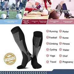 Compression Socks 30-40 mmhg Knee High Running Sport Long Stockings Ankle