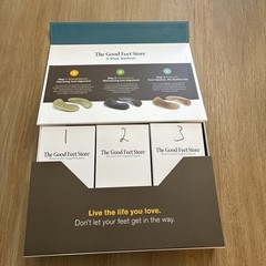 The Good Feet Store Orthotic Inserts W457 357 257 3-Step System In Boxes