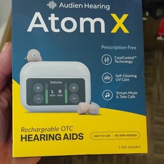 Audien Hearing Atom X Rechargeable Bluetooth IIC Hearing Aid Digital Noise Redu…