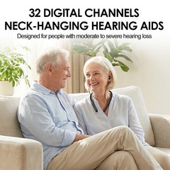 Bluetooth Hearing Aids for Seniors Digital Hearing Sound Amplifier Headset – NEW