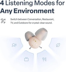 Audien Atom Pro 2 ITE Rechargeable OTC Hearing Aid Certified Refurbished