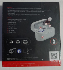 RCA RSH30BG Rechargeable OTC Hearing Aids Pair In-Ear with Case&Accessories