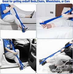 Compact Leg Lifter Strap with Ergonomic Grips – Perfect for Elderly Assistance