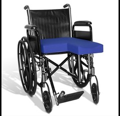 NEW NYOrtho APEX Amputee Cooling Gel-Foam Wheelchair Cushion, Left, 16x16x3