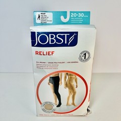 Jobst Relief Compression Chaps 20-30 mmhg Open Toe Beige XL Unisex