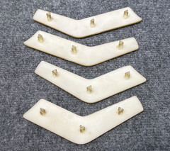 Permobil M3 Power Wheelchair Complete Gold 11-Piece Shroud Wheel Caps #91