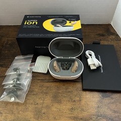 Audien ION Behind the Ear Rechargeable OTC Hearing Aids. Open Box