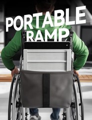 FACHNUO 2FT Folding Wheelchair Ramp – 800lbs Capacity, Non-Skid Aluminum Safety