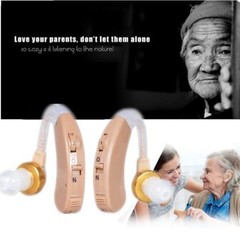 A Pair of Digital Hearing Aid Aids Kit Behind the Ear BTE Sound Voice Amplifier
