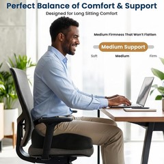 Seat Cushion,Thick Memory Foam Cushions for Office Chair, Car Seat,