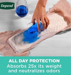 Depend Fresh Adult Incontinence & Postpartum Women’s Size M, 88 Count – NEW