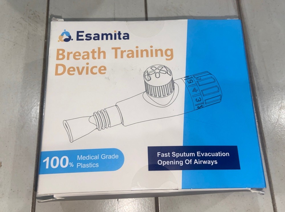 The Breather PN MEDICAL Respiratory Muscle Training Device Breathing Tool NEW 🫁